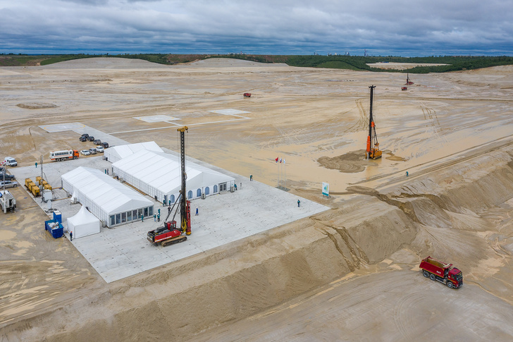 В Амурской области Сибур начал строительство самого большого в мире газохимического комплекса