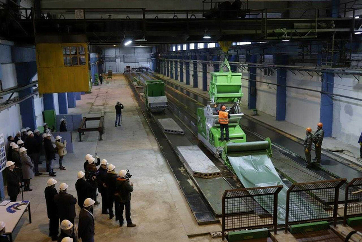 Калининградский завод запустил новую производственную линию железобетонных изделий